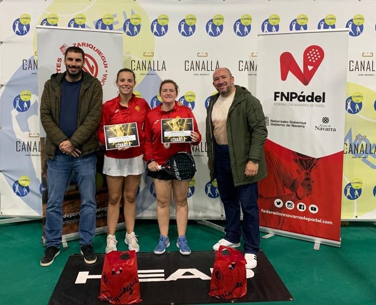 Aimar Go&ntilde;i y &Aacute;lvaro Sola y Marta Sexmilo y Maite Gabarr&uacute;s, vencedores de la &uacute;ltima prueba absoluta de p&aacute;del de la temporada